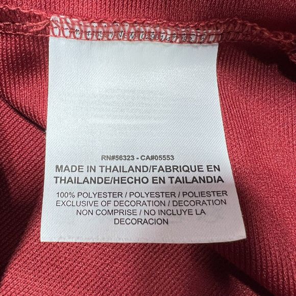 Under Armour Shirt Men’s 2XL Red The Performance Polo Short Sleeve Golf Loose - Picture 8 of 10